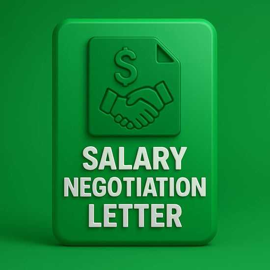 Salary Negotiations Letter