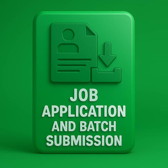 Job Application & Batch Submission