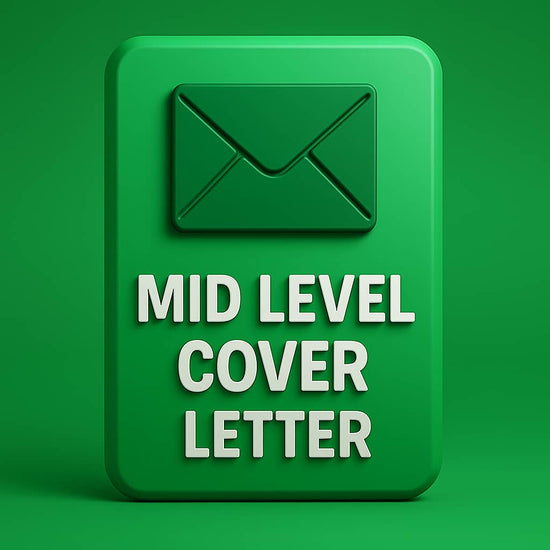 Mid-Level Cover Letter