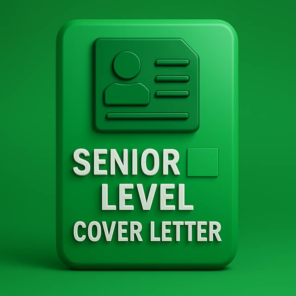 Senior-Level Cover Letter