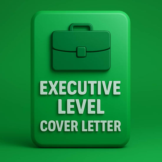 Executive-Level Cover Letter